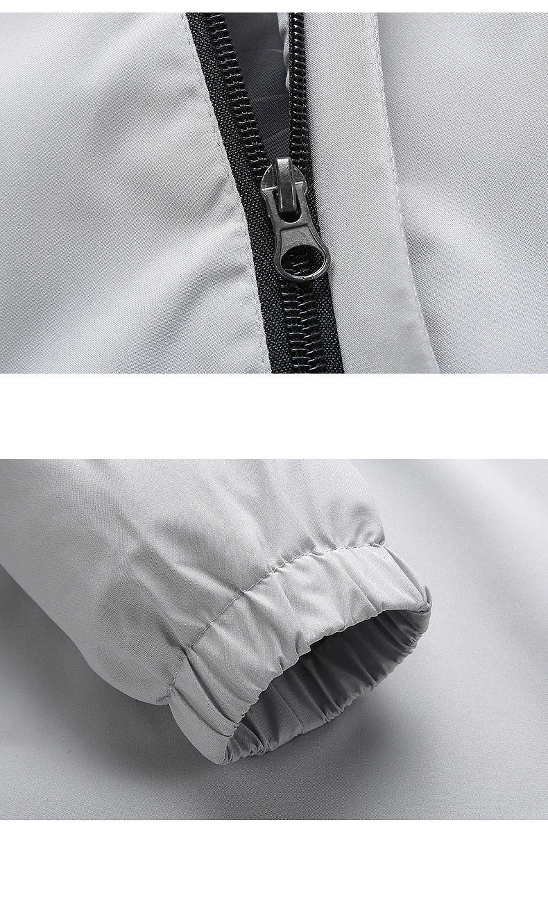 Hooded Jacket Men Autumn Thin Breathable Outdoor Sportwear Windbreaker Hiking Sport Outwear Windproof Hoodies Men's Clothing Top