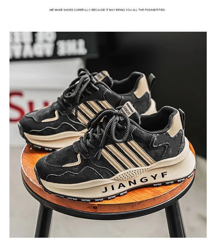 2025 All-Season Lightweight Chunky Dad Sneakers | Comfy Versatile Sport-Style Running Shoes for Men