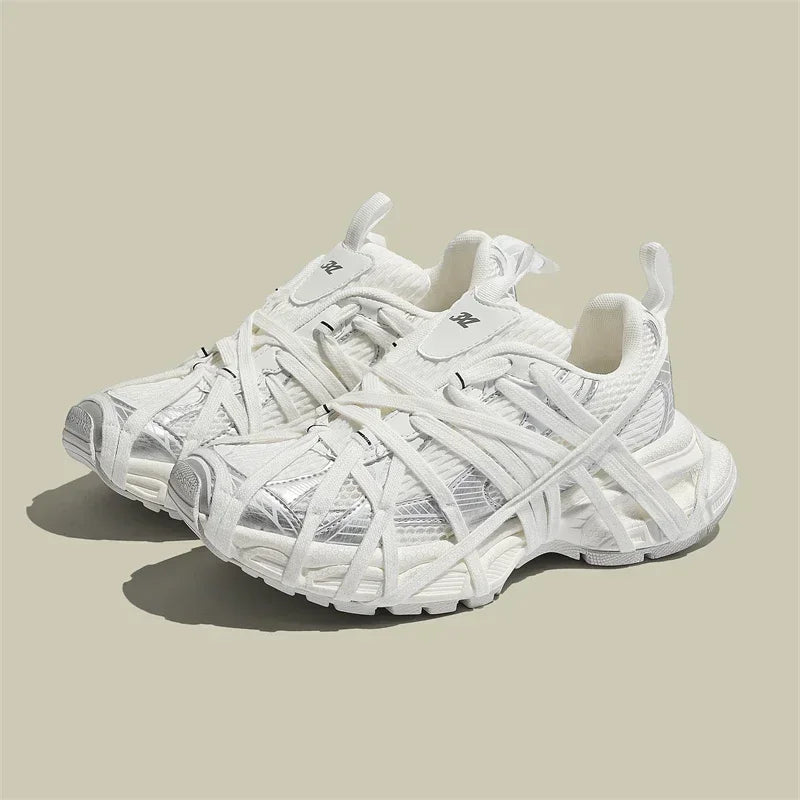 Daddy shoes women's shoes new dirty shoes small dirty shoes sneakers platform thick bottom strap niche casual shoes