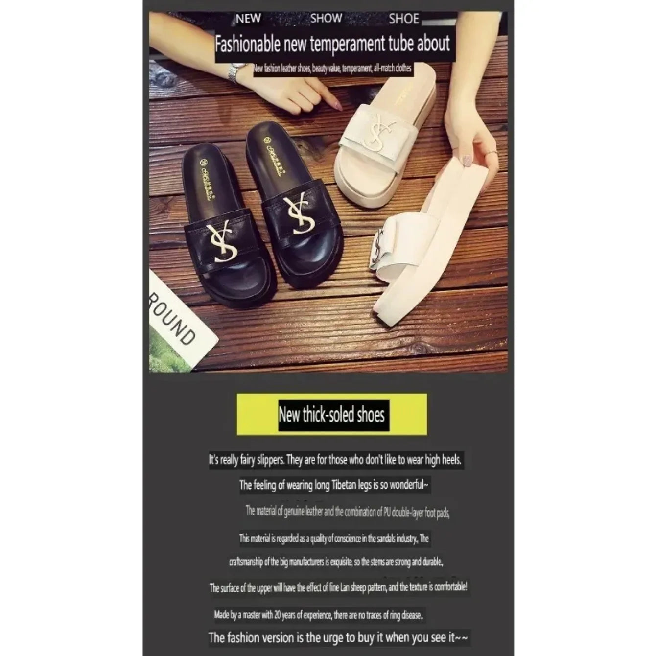Women Slippers Summer Anti-slip Shoes Platform Design Trend Casual Fashion Sandals Casual Outside Non-slip Slippers Slides Women