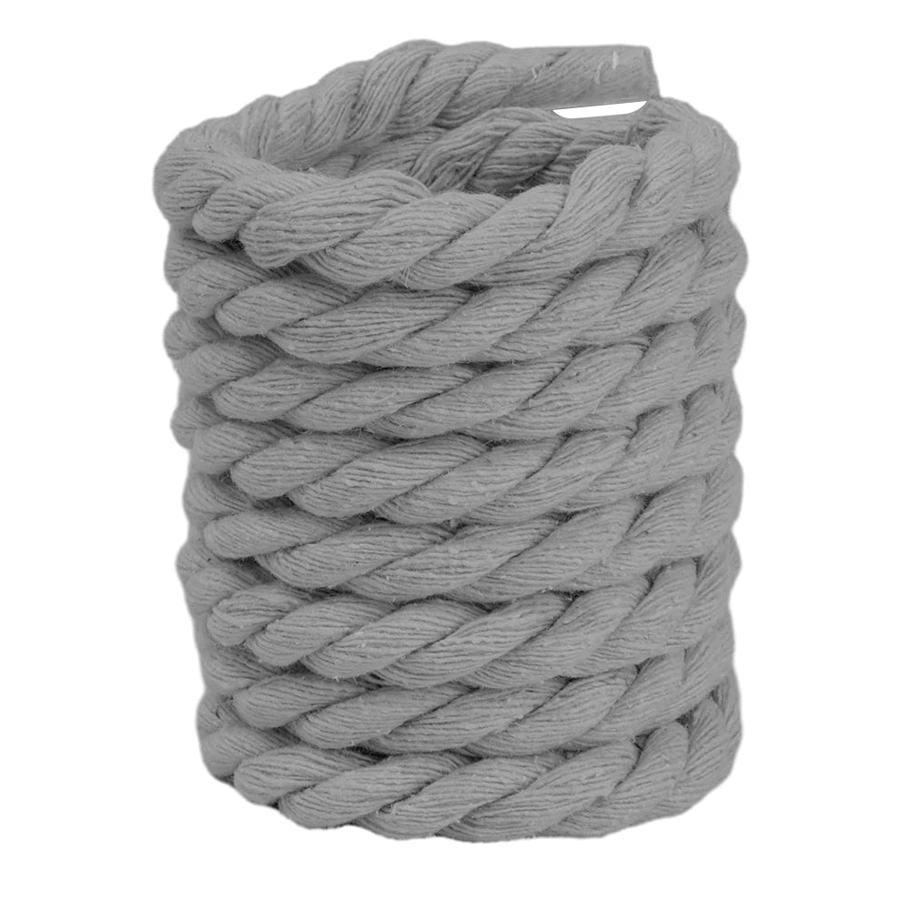 Bold Cotton Linen Twist Weave Shoelaces solid Color Rope Shoes Laces Men Women Trendy Personality kpop Sport Casual Shoestring