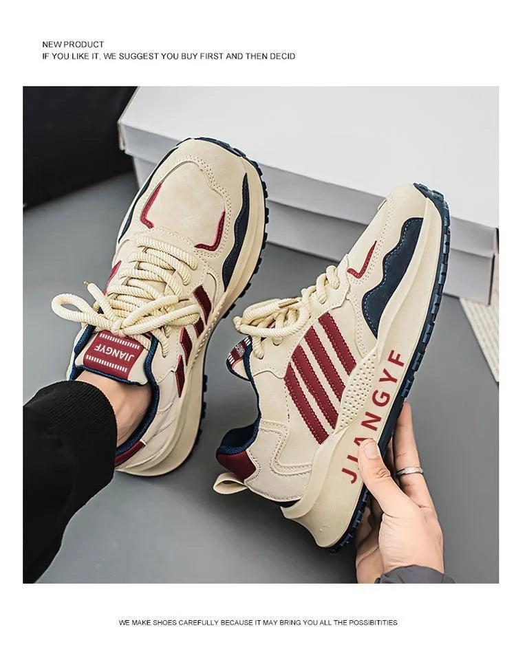 2025 All-Season Lightweight Chunky Dad Sneakers | Comfy Versatile Sport-Style Running Shoes for Men