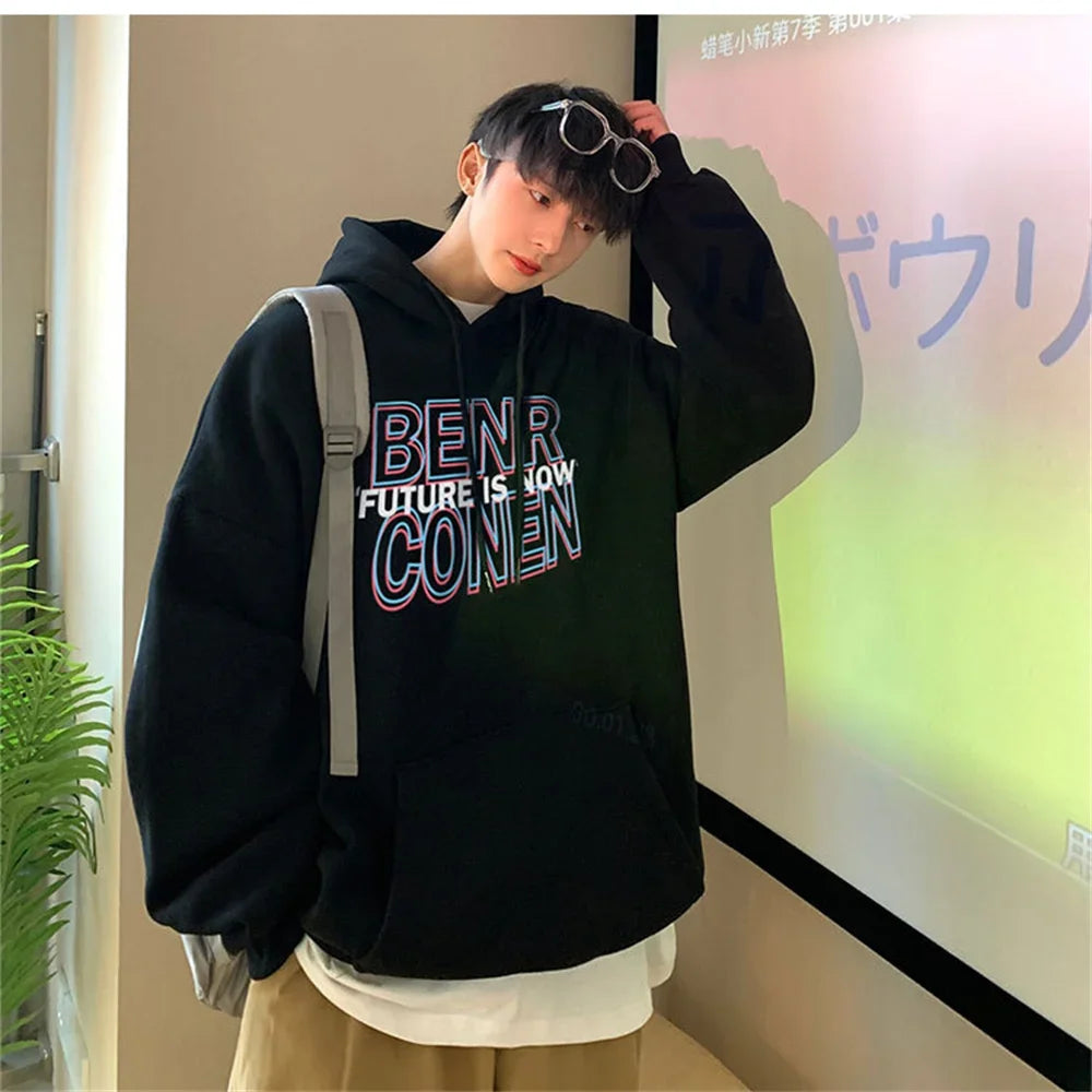 Hoodies Men Chic Daily Boy Men's Autumn New High Street Fashion Brand Jacket Ins Spring Autumn Sports Clothes ropa hombre y2k