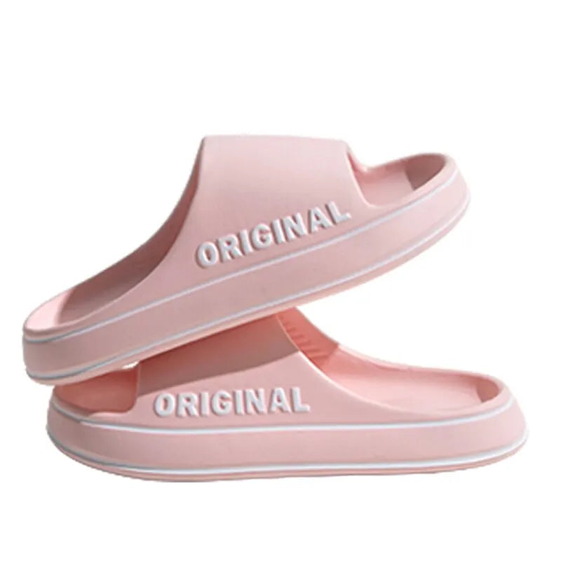 Women's Classic Slippers Slip-Resistant Soft Indoor Outdoor Comfortable Summer Footwear Men's Shoes - Premium Kiosk