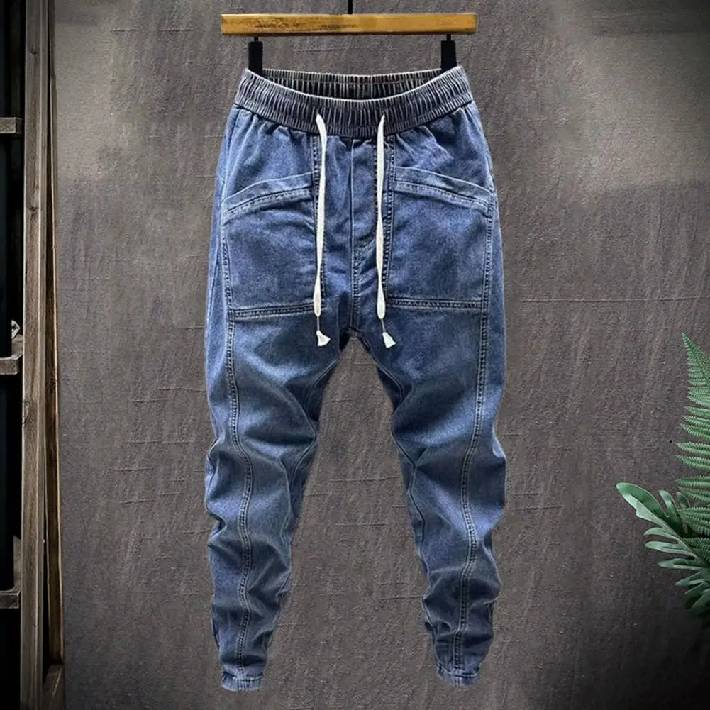 Cargo Pants Men Jogging Casual Pants Cotton Full Length Military Mens Streetwear Mens Work Tracksuit Trousers Jeans - Premium Kiosk