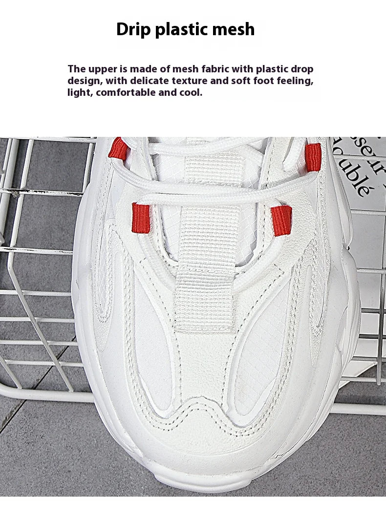 2025 new fashion platform daddy shoes men's ins port fashion shoes male personality popular leisure running shoes