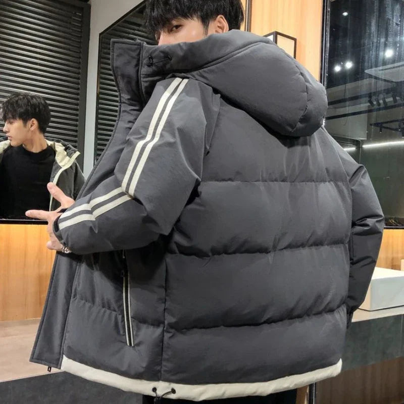 Hoodie Jacket Man Printed Winter Down Coat for Men Cold Casual Fast Delvery Stylish Aesthetic Cheap Sale Joker Deals Work New In