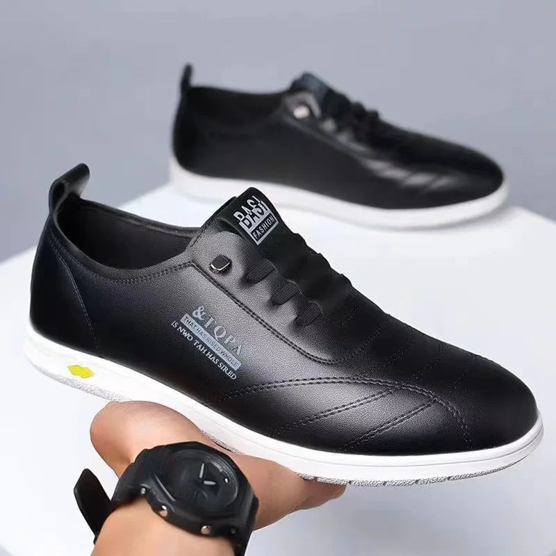 2025 New Men's Loafers Fashion Casual Leather Shoes for Men Comfortable Soft Sole Driving Shoes Classic Versatile Walking Shoes