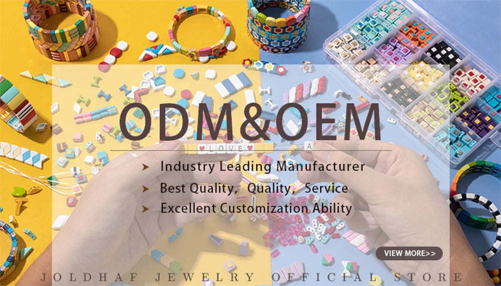 2024 New Design Golden Bracelets For Women Gold Color Hematite Beaded Elastic Bangle Sets Square Shape Beads Accessory