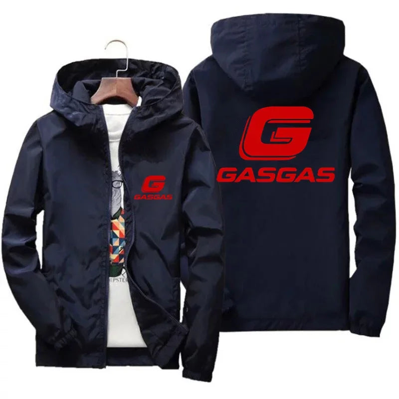 Men's hooded jacket, casual atmosphere thin coat, street clothing, fishing jacket, spring and autumn new