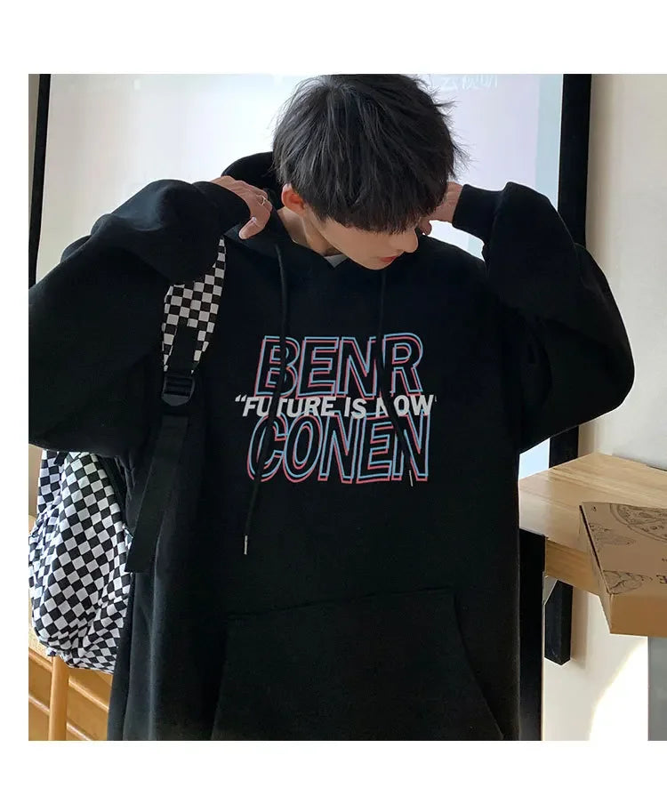 Hoodies Men Chic Daily Boy Men's Autumn New High Street Fashion Brand Jacket Ins Spring Autumn Sports Clothes ropa hombre y2k