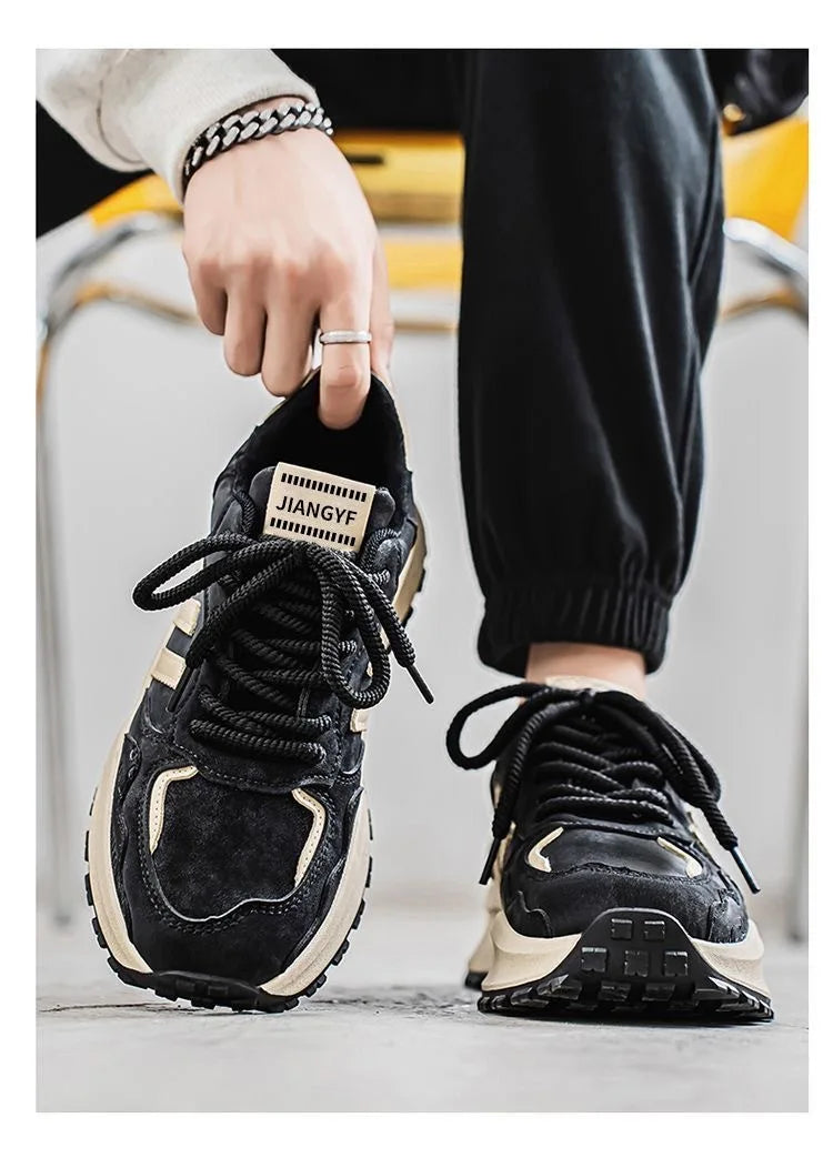 2025 All-Season Lightweight Chunky Dad Sneakers | Comfy Versatile Sport-Style Running Shoes for Men
