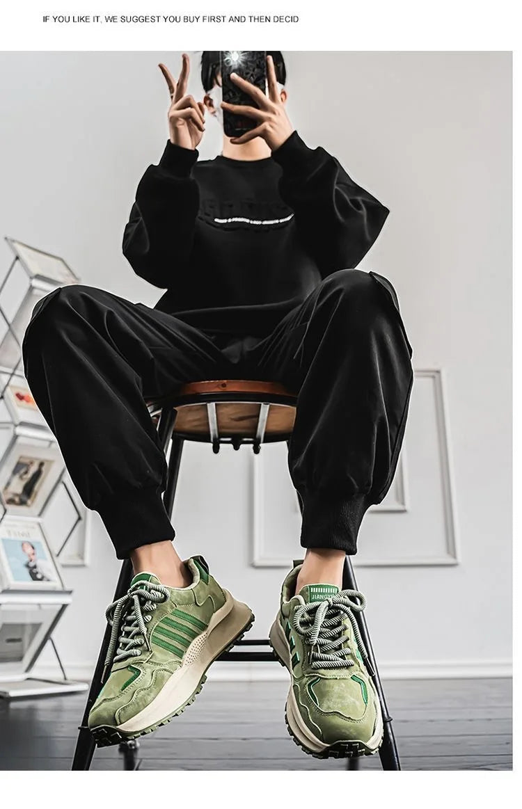 2025 All-Season Lightweight Chunky Dad Sneakers | Comfy Versatile Sport-Style Running Shoes for Men