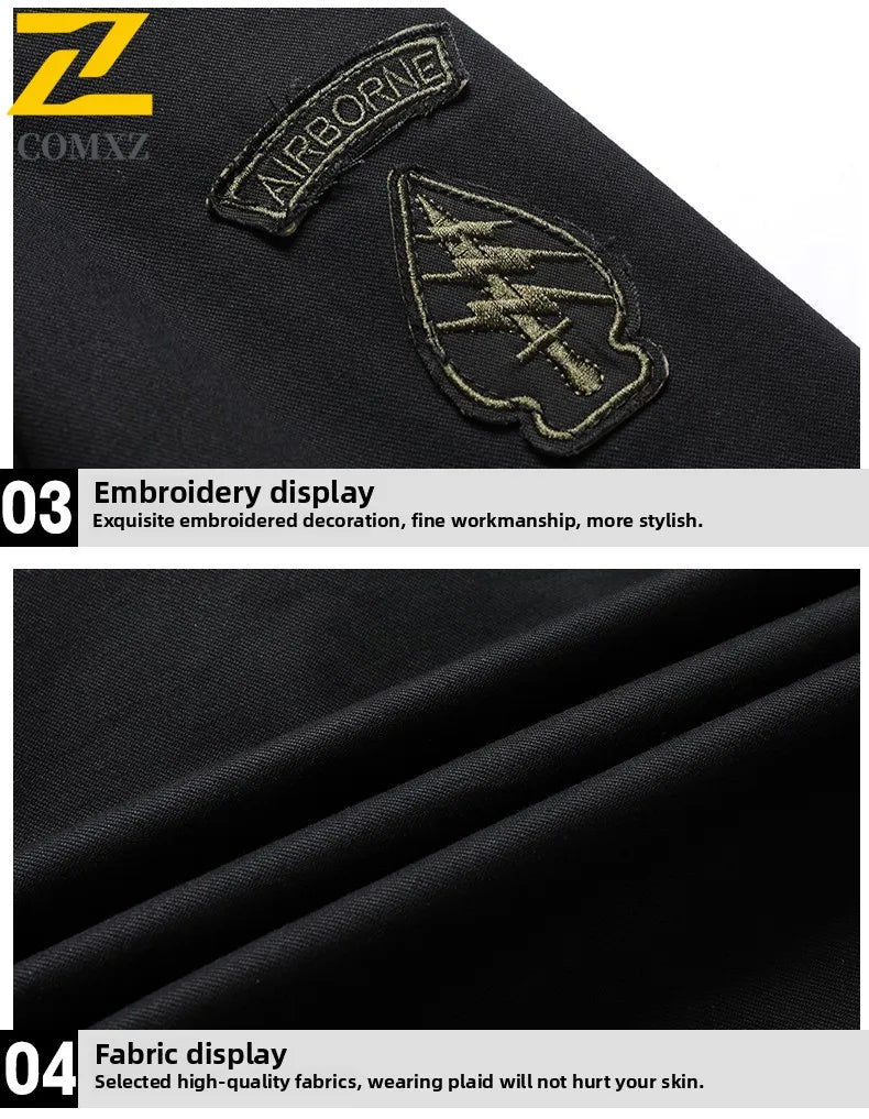 2025 Mens Jacket Fashion Trend Workwear Vintage Coat Winter Warm Windproof Casual Outwear Military jacket pilot