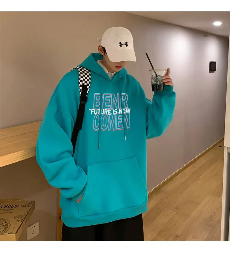 Hoodies Men Chic Daily Boy Men's Autumn New High Street Fashion Brand Jacket Ins Spring Autumn Sports Clothes ropa hombre y2k