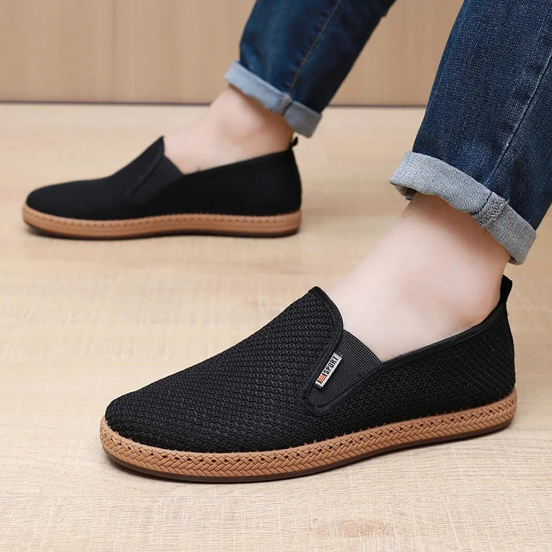 2025 New Men's Fabric Shoes Comfortable and Breathable Dad Shoes Soft Bottom Skid-Proof Fashion Casual Shoes Free Shipping