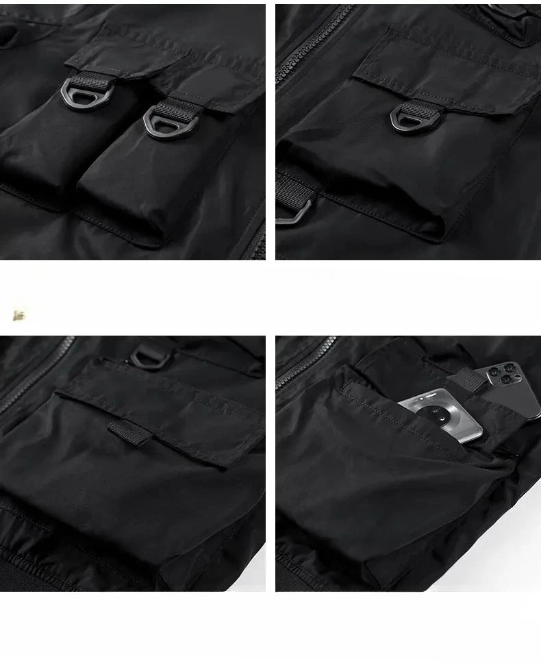 Men's Casual Multi-Functional Jackets Men's Cool Coats Outdoors Classics Cross-Country Sports Windproof Waterproof Autumn Winter