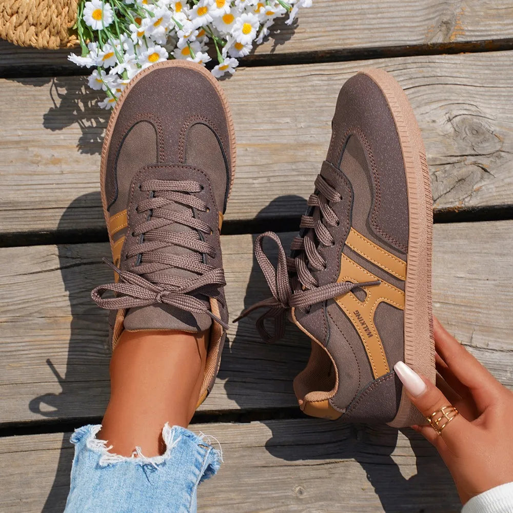 2025 New Ladies Black Sneakers Soft-soled Comfortable Shoes Women Leisure Joker Walking Shoes Feminino Zapatillas Mujer