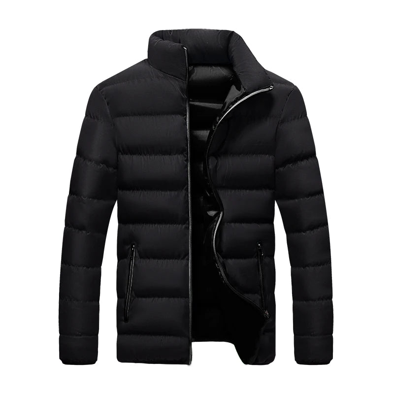 Autumn and winter sweaters for men middle-aged and young standing collar hoodies base shirts trendy tops fleece semi high