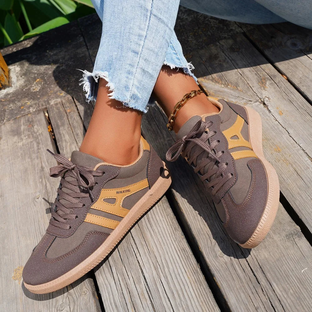 2025 New Ladies Black Sneakers Soft-soled Comfortable Shoes Women Leisure Joker Walking Shoes Feminino Zapatillas Mujer