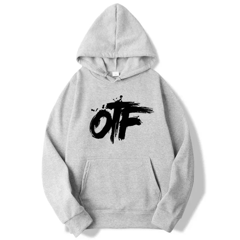 2024 Hoodie, Boys' Practice Wear _ Lil Durk Hoodie _ Otf _ Breathable, comfortable and minimalist Y2K sweatshirt