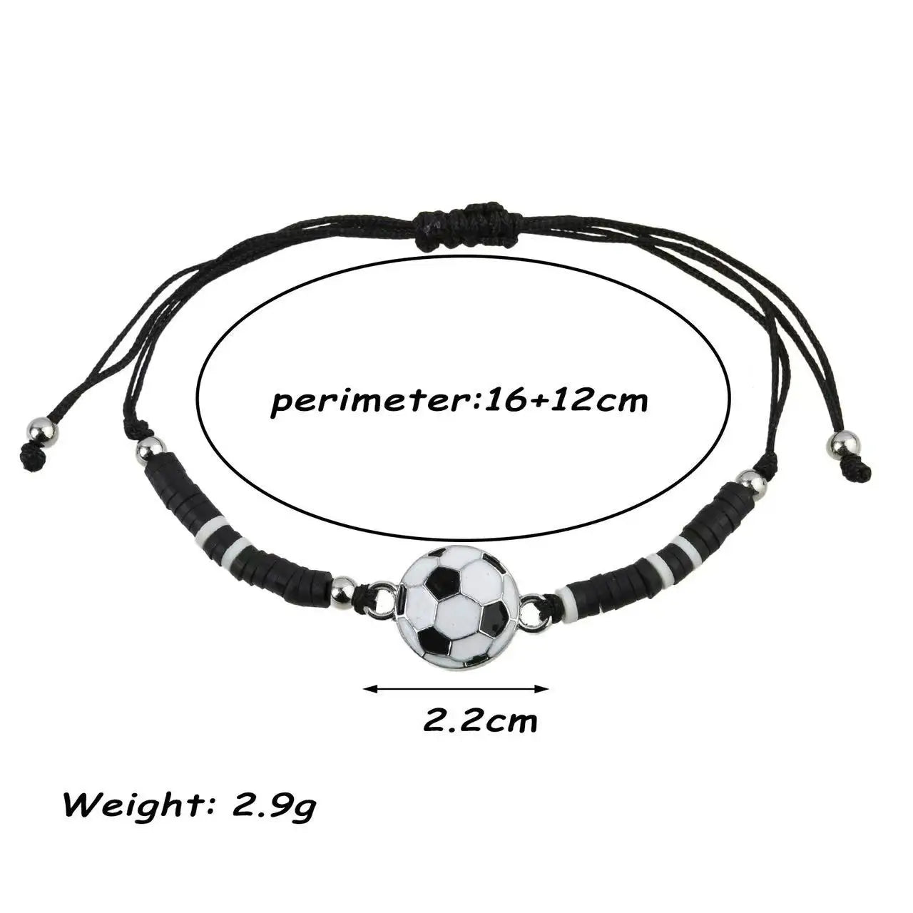 12 piece/set of personalized men's and women's bracelets for football, basketball, volleyball rugby and baseball Bracelet set