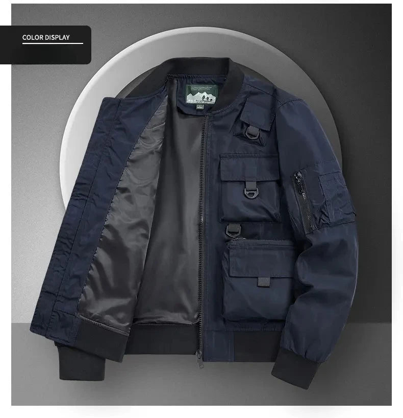 Men's Casual Multi-Functional Jackets Men's Cool Coats Outdoors Classics Cross-Country Sports Windproof Waterproof Autumn Winter