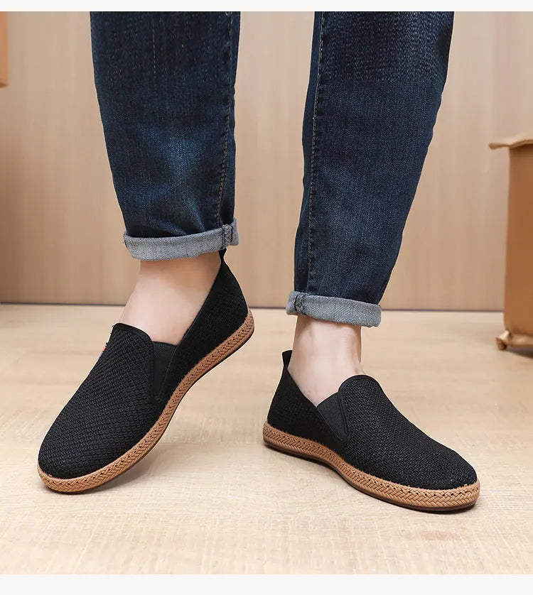 2025 New Men's Fabric Shoes Comfortable and Breathable Dad Shoes Soft Bottom Skid-Proof Fashion Casual Shoes Free Shipping