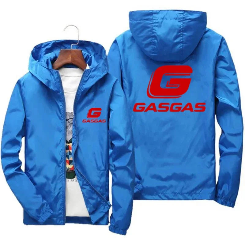 Men's hooded jacket, casual atmosphere thin coat, street clothing, fishing jacket, spring and autumn new