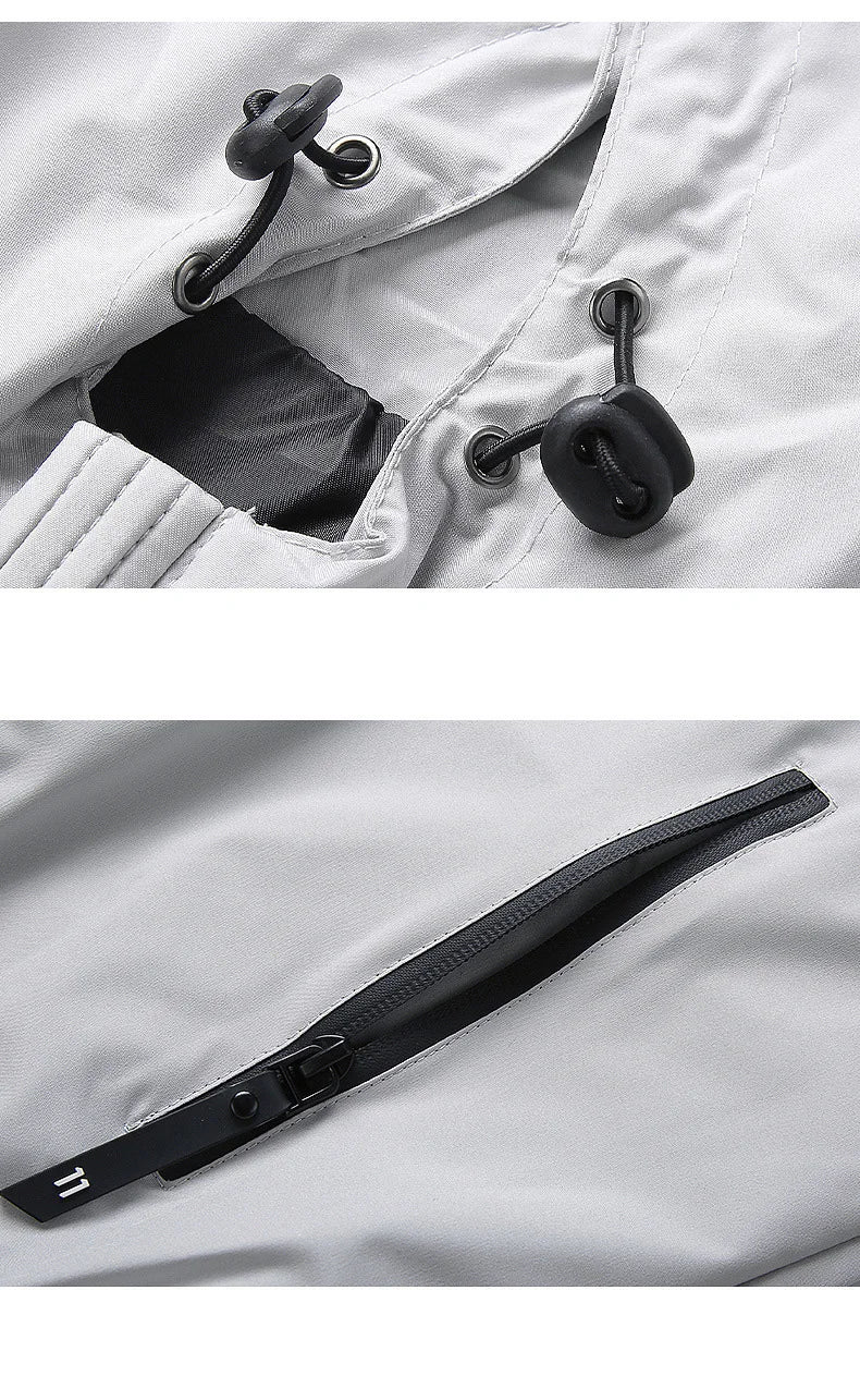Hooded Jacket Men Autumn Thin Breathable Outdoor Sportwear Windbreaker Hiking Sport Outwear Windproof Hoodies Men's Clothing Top
