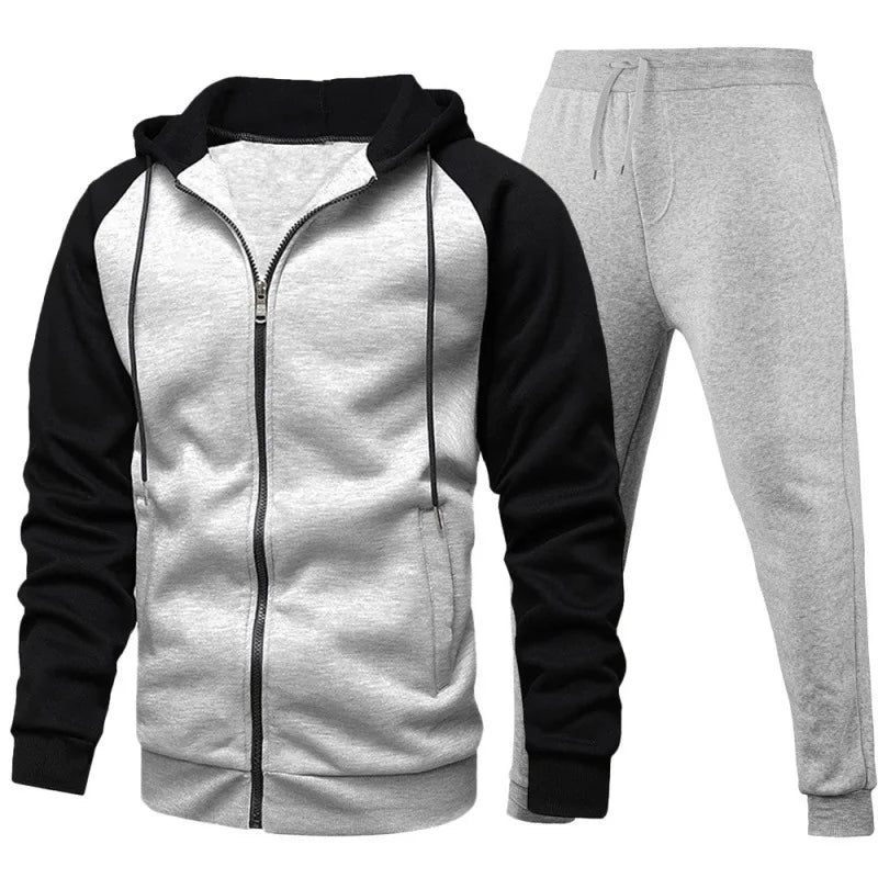 Hoodies Sets Men's Clothing Fashion Autumn/Winter Designer Clothing Hooded Jacket + Pants Suit Jogging Sportswear Two-piece Suit