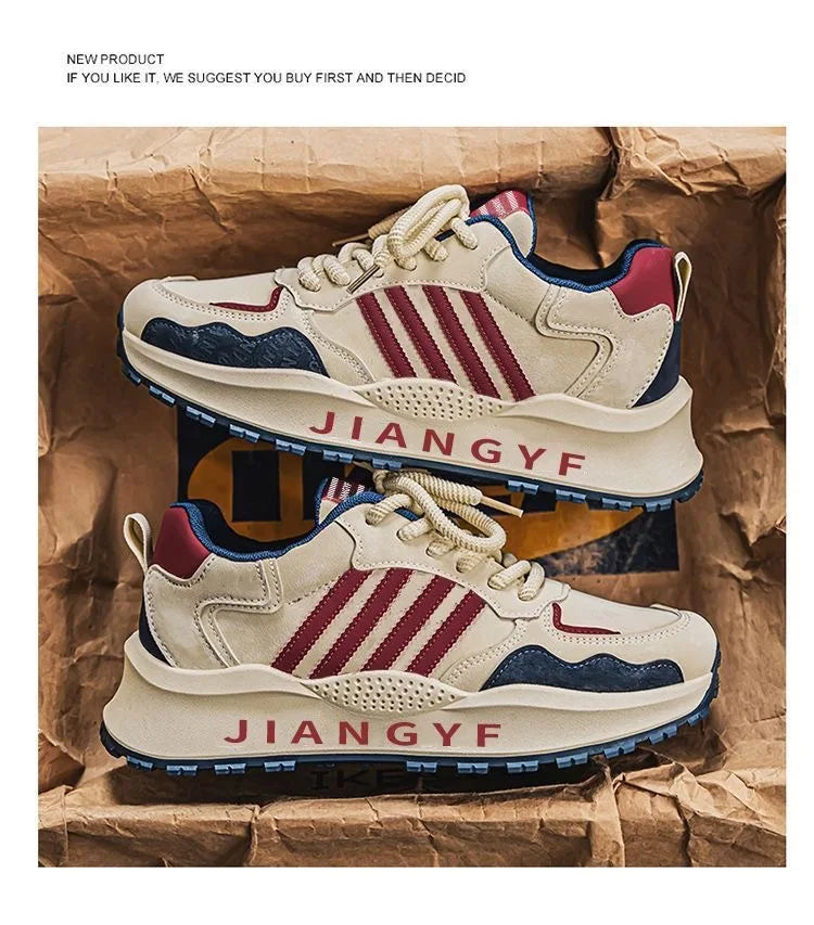 2025 All-Season Lightweight Chunky Dad Sneakers | Comfy Versatile Sport-Style Running Shoes for Men