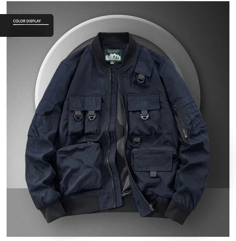 Men's Casual Multi-Functional Jackets Men's Cool Coats Outdoors Classics Cross-Country Sports Windproof Waterproof Autumn Winter