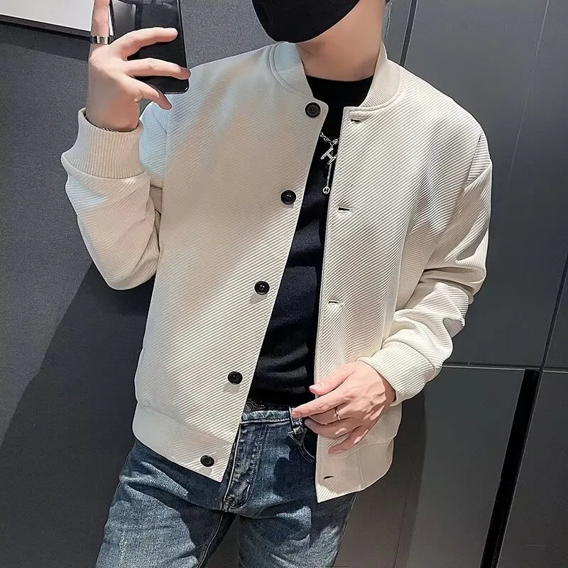 Man Jackets for Men Autumn Men's Clothes Male Coat Mens Clothing Men's Winter Coats New in Jackets Baseball Uniform Windbreaker