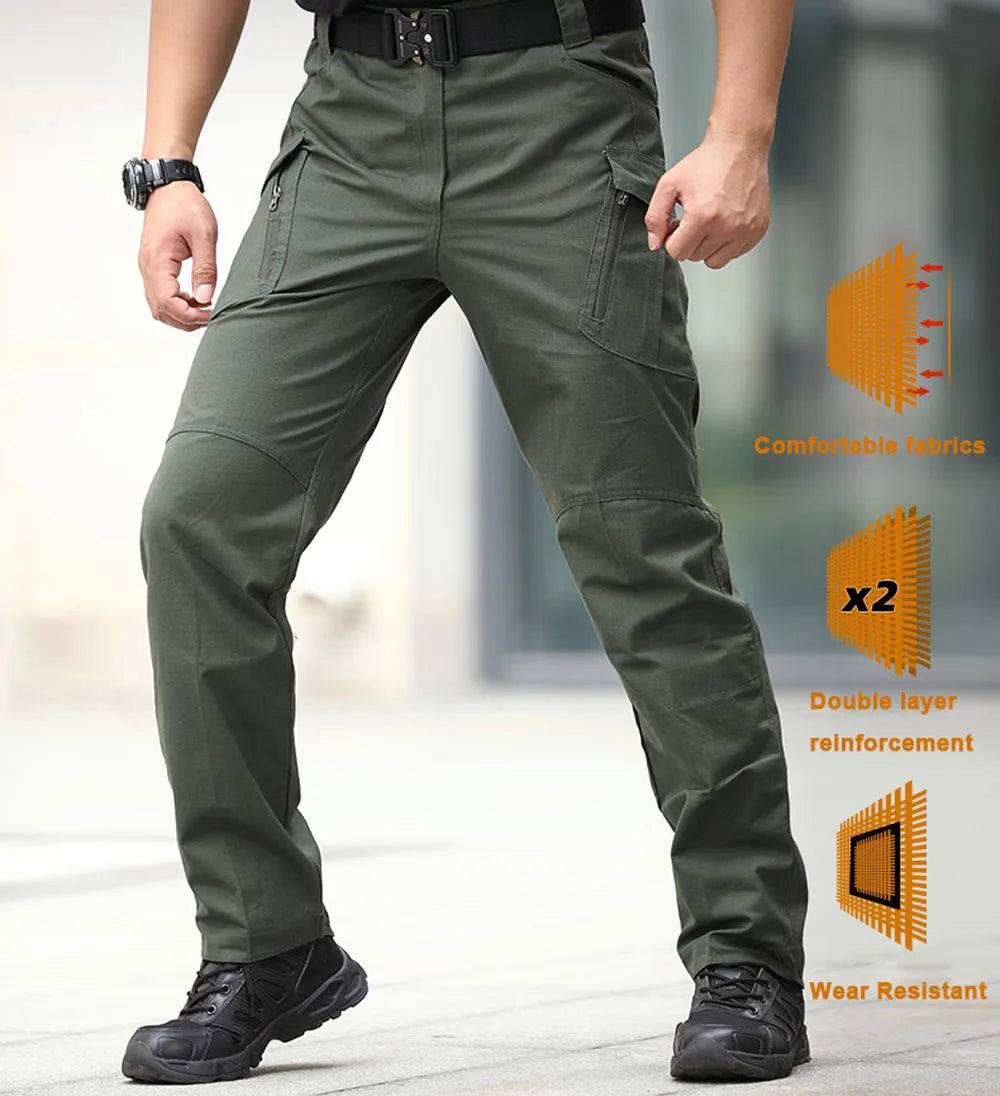 City Tactical Cargo Pants Classic Outdoor Hiking Trekking Army Tactical Joggers Pant Camouflage Military Multi Pocket Trousers - Premium Kiosk