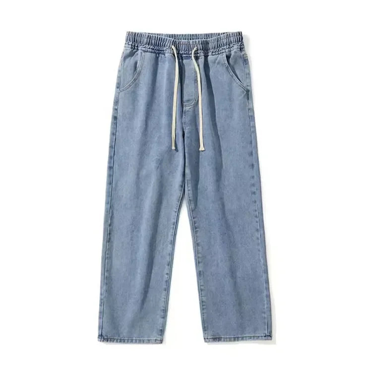 Jeans Men Wide Leg Cargo Pants Streetwear Baggy Men Korean Fashion Loose Straight Male Clothing Y2K Hip Hop Style Male Trousers - Premium Kiosk