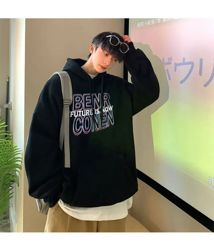 Hoodies Men Chic Daily Boy Men's Autumn New High Street Fashion Brand Jacket Ins Spring Autumn Sports Clothes ropa hombre y2k