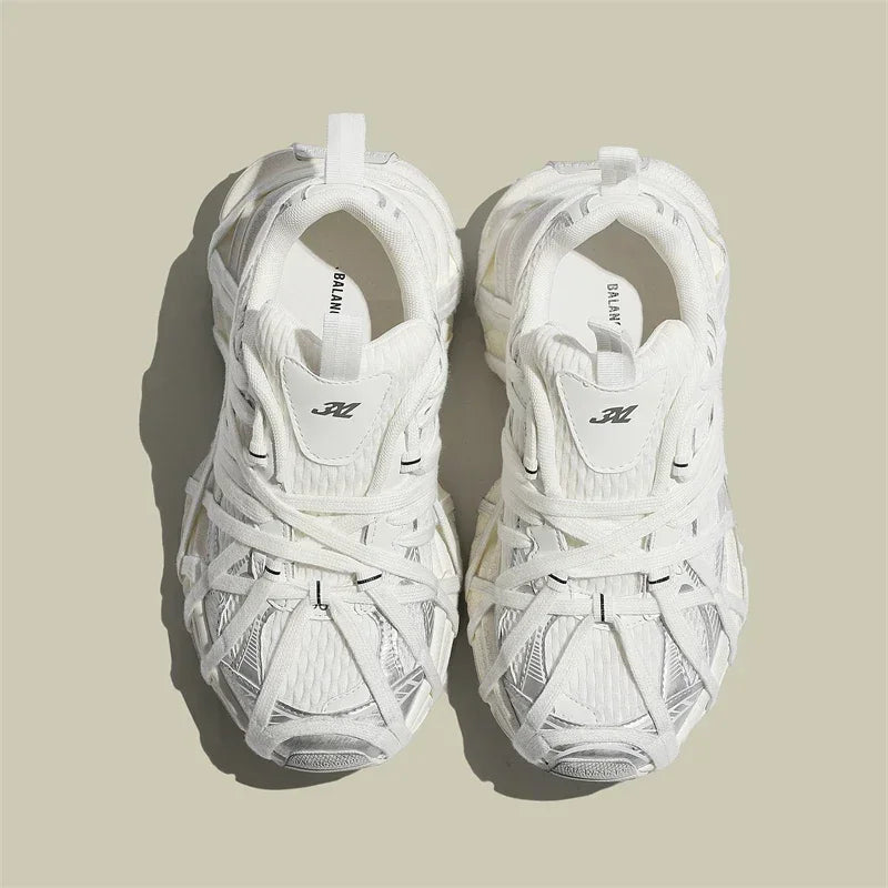 Daddy shoes women's shoes new dirty shoes small dirty shoes sneakers platform thick bottom strap niche casual shoes