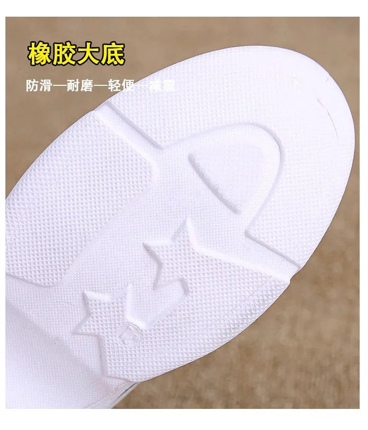 2025 new fashion dad shoes, trendy shoes, thick-soled, versatile, height-increasing, casual sports white shoes