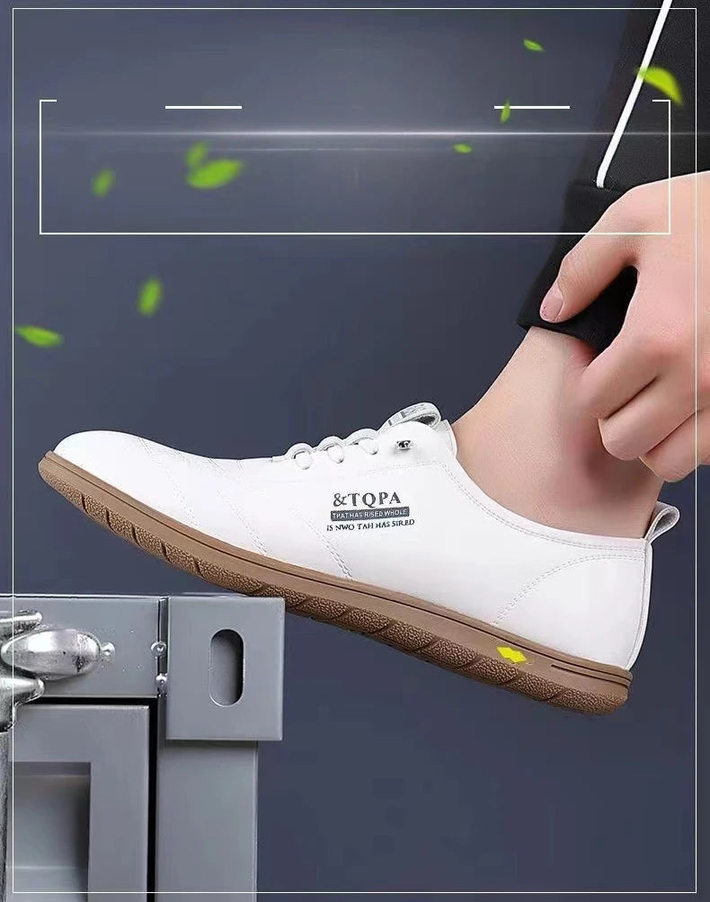 2025 New Men's Loafers Fashion Casual Leather Shoes for Men Comfortable Soft Sole Driving Shoes Classic Versatile Walking Shoes
