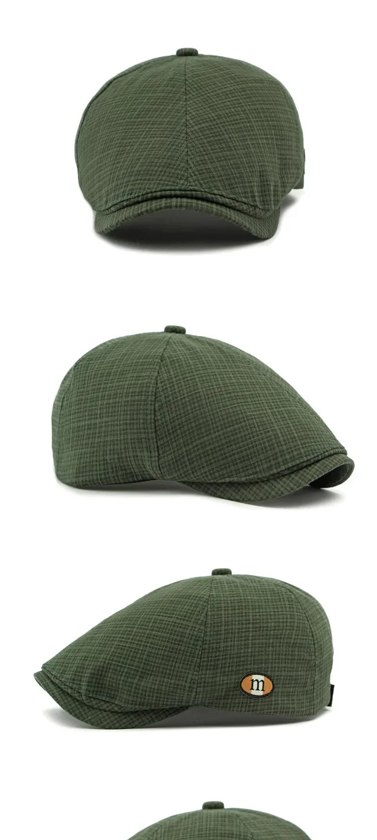 2025 New Hats for Men and Women Wearing British Retro Beret Hat Fashion Casual Berets Caps for Women Solid Color Adjustable Cap