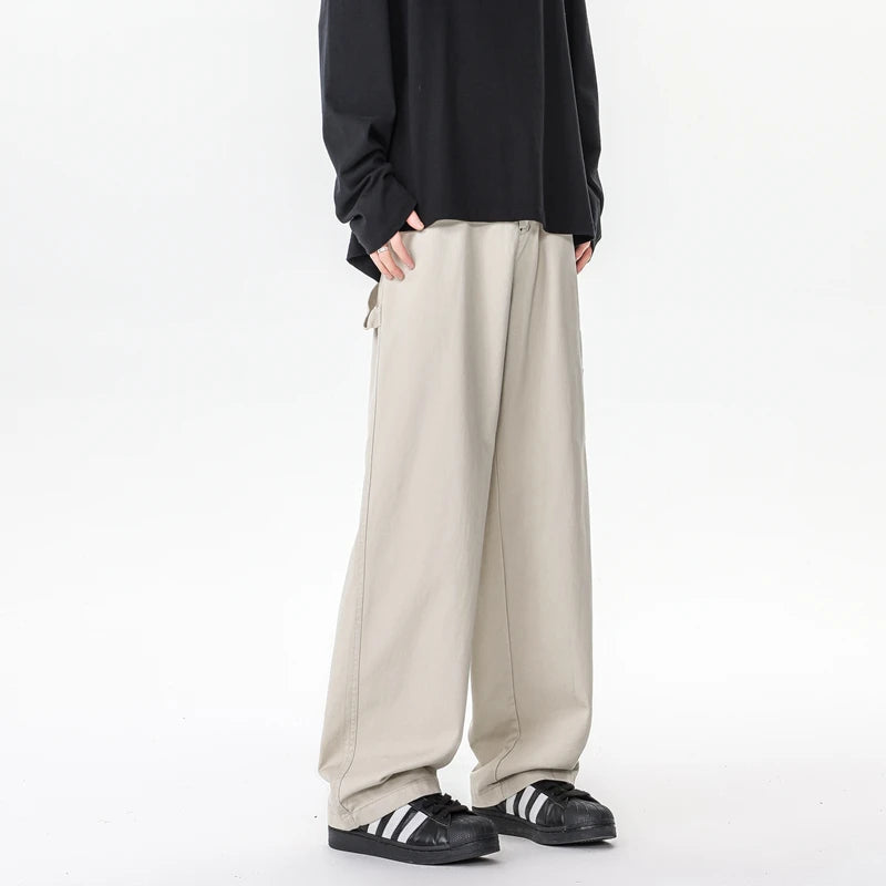 M-XXXXXXXXL Mens Cargo Combat Trousers Chino Cotton Jeans Casual Streetwear Work Wear Pants Plain Color Autumn Bottoms 8XL 7XL - Premium Kiosk