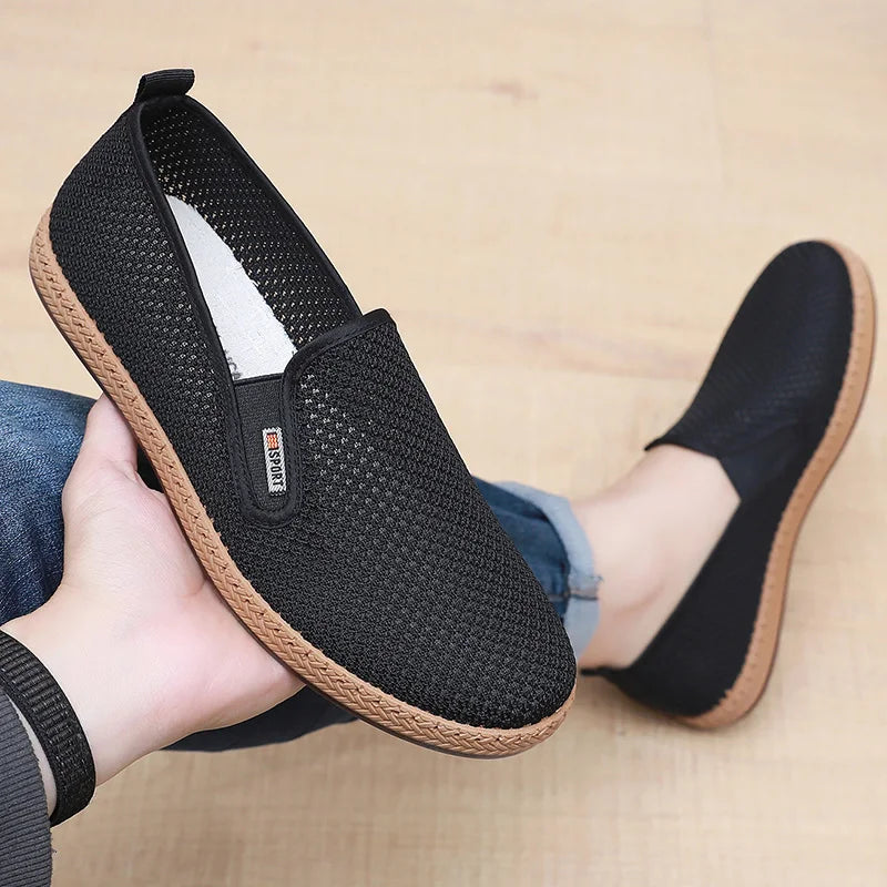 2025 New Men's Fabric Shoes Comfortable and Breathable Dad Shoes Soft Bottom Skid-Proof Fashion Casual Shoes Free Shipping