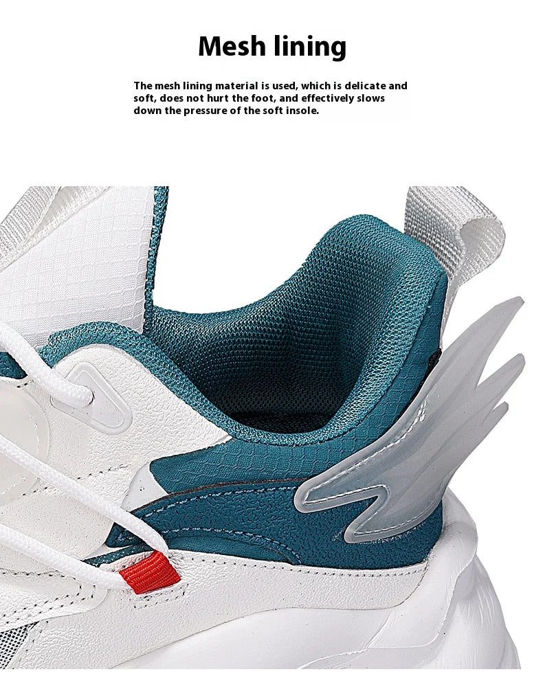 2025 new fashion platform daddy shoes men's ins port fashion shoes male personality popular leisure running shoes