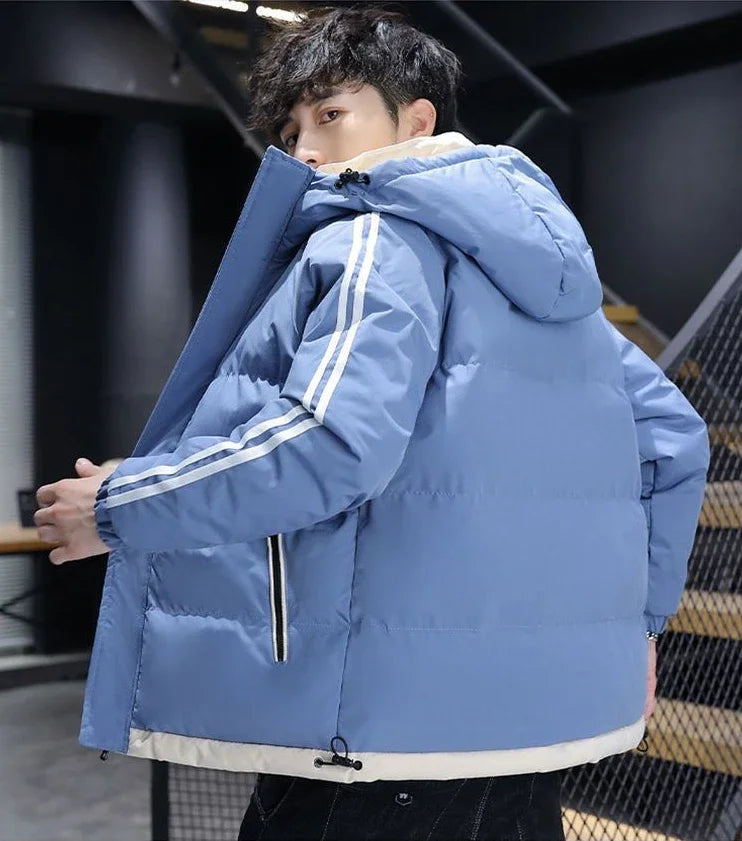 Hoodie Jacket Man Printed Winter Down Coat for Men Cold Casual Fast Delvery Stylish Aesthetic Cheap Sale Joker Deals Work New In