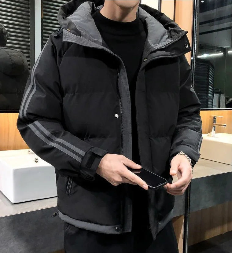 Hoodie Jacket Man Printed Winter Down Coat for Men Cold Casual Fast Delvery Stylish Aesthetic Cheap Sale Joker Deals Work New In