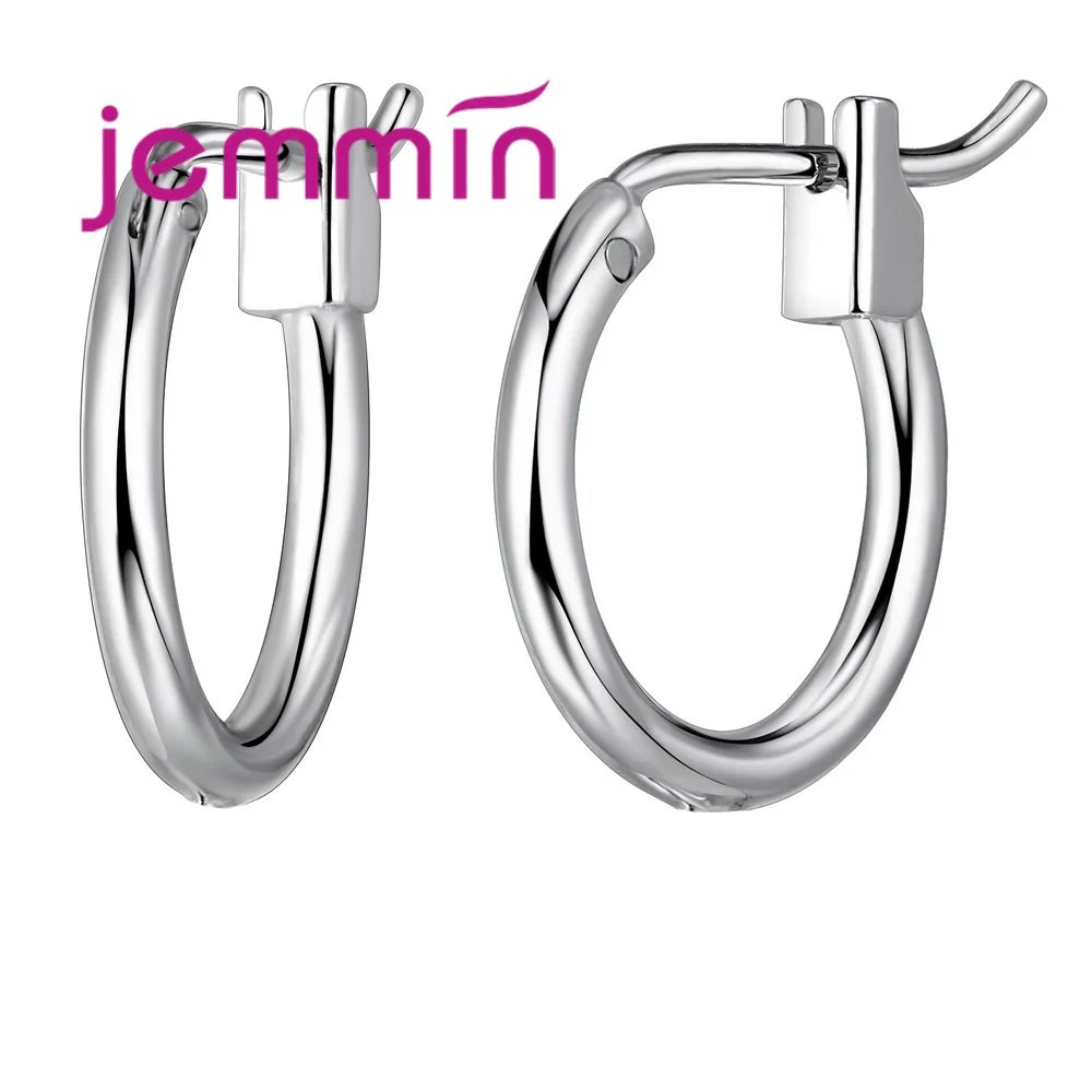 5Pairs New Genuine 925 Sterling Silver Earrings For Women Trendy Earrings Original Design Fashion Jewelry For DIY Accessory