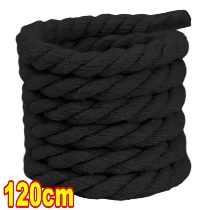 2PCS 120-160CM Thick Cotton Line Weaving Twisted Rope Bold Shoelaces Women Men Sneakers Low-top Canvas Shoe Laces Strings
