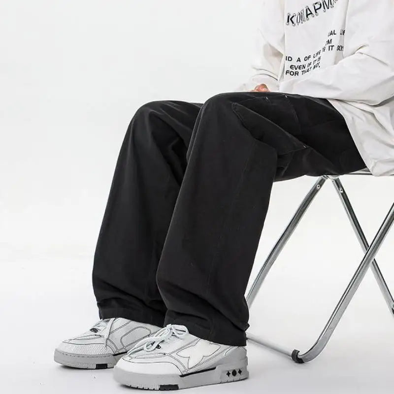 M-XXXXXXXXL Mens Cargo Combat Trousers Chino Cotton Jeans Casual Streetwear Work Wear Pants Plain Color Autumn Bottoms 8XL 7XL - Premium Kiosk