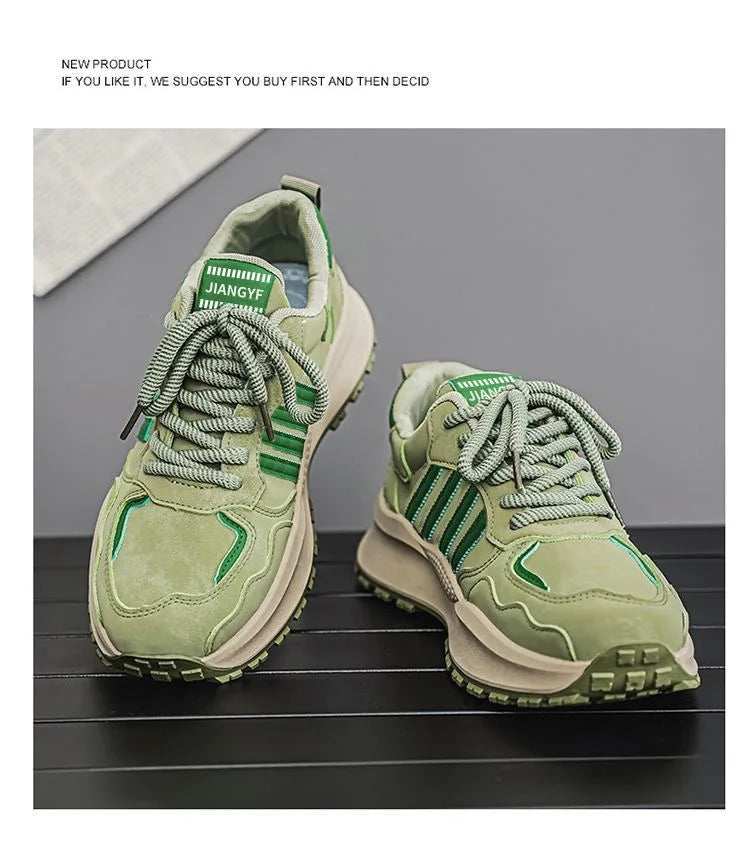 2025 All-Season Lightweight Chunky Dad Sneakers | Comfy Versatile Sport-Style Running Shoes for Men